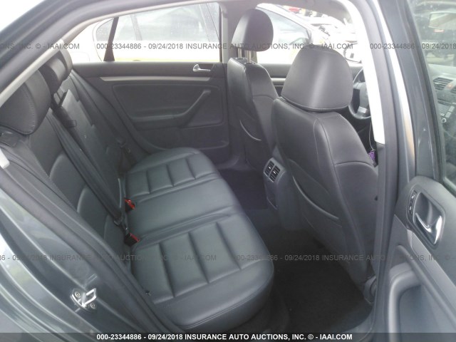 3VWRJ71K58M187903 - 2008 VOLKSWAGEN JETTA WOLFSBURG GRAY photo 8