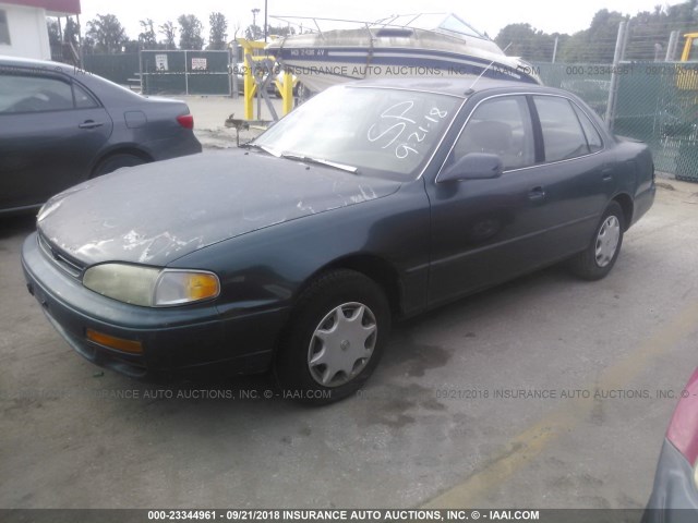 4T1BG12K7TU730649 - 1996 TOYOTA CAMRY DX/LE/XLE GREEN photo 2