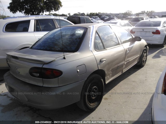 1G1JF5246Y7407087 - 2000 CHEVROLET CAVALIER LS GOLD photo 4