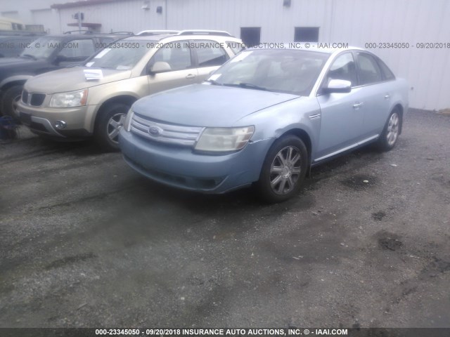 1FAHP25W98G183172 - 2008 FORD TAURUS LIMITED BLUE photo 2