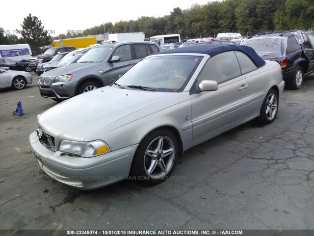 YV1NC56D11J023510 - 2001 VOLVO C70 TURBO BEIGE photo 2