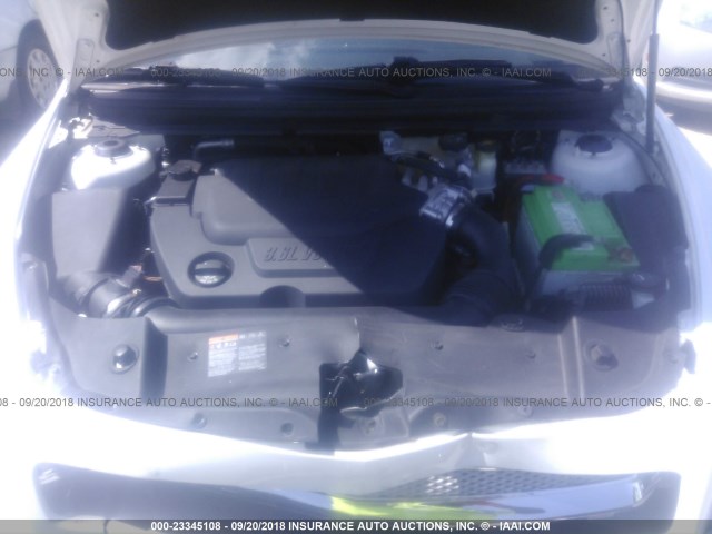 1G1ZG5E74CF287519 - 2012 CHEVROLET MALIBU LTZ 白色 照片 10