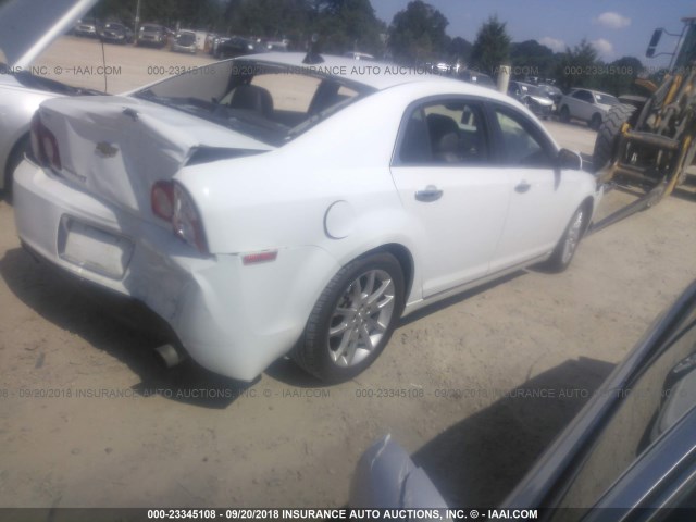 1G1ZG5E74CF287519 - 2012 CHEVROLET MALIBU LTZ 白色 照片 4