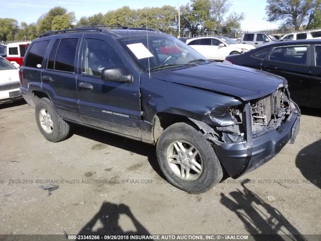 1J4GW48NX4C280979 - 2004 JEEP GRAND CHEROKEE LAREDO/COLUMBIA/FREEDOM BLUE photo 1
