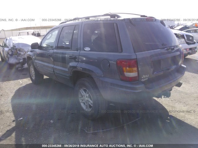 1J4GW48NX4C280979 - 2004 JEEP GRAND CHEROKEE LAREDO/COLUMBIA/FREEDOM BLUE photo 3