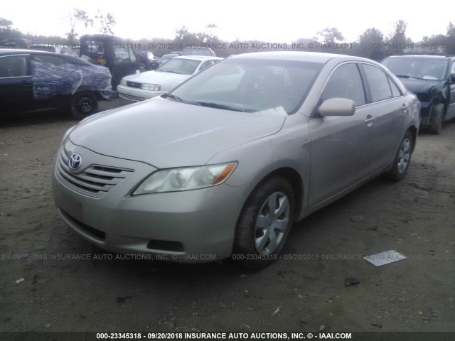 4T1BE46K47U722208 - 2007 TOYOTA CAMRY NEW GENERAT CE/LE/XLE/SE GOLD photo 2