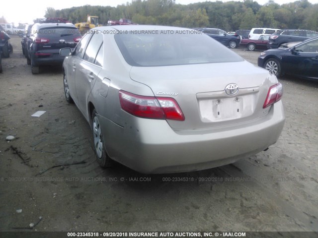 4T1BE46K47U722208 - 2007 TOYOTA CAMRY NEW GENERAT CE/LE/XLE/SE GOLD photo 3