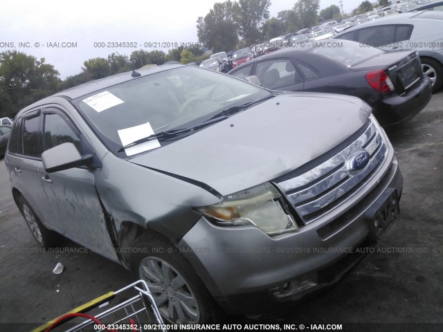 2FMDK48C08BB18993 - 2008 FORD EDGE SEL GRAY photo 1