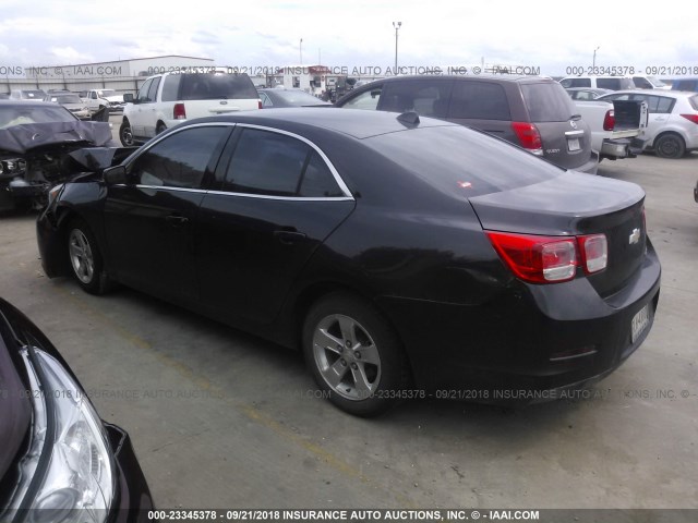 1G11C5SA4DF205167 - 2013 CHEVROLET MALIBU 1LT BLACK photo 3