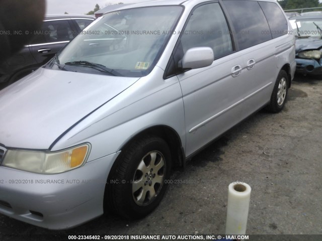 5FNRL18024B091112 - 2004 HONDA ODYSSEY EXL GRAY photo 2