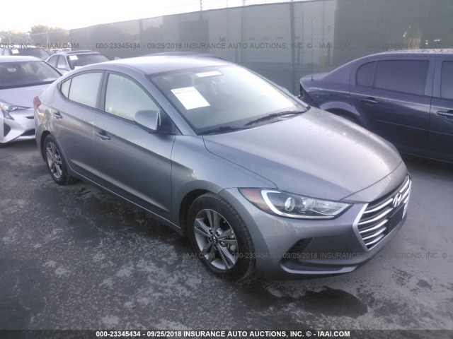 5NPD84LF0JH248528 - 2018 HYUNDAI ELANTRA SEL/VALUE/LIMITED GRAY photo 1