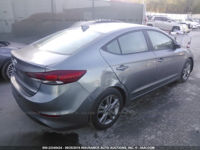 5NPD84LF0JH248528 - 2018 HYUNDAI ELANTRA SEL/VALUE/LIMITED GRAY photo 6