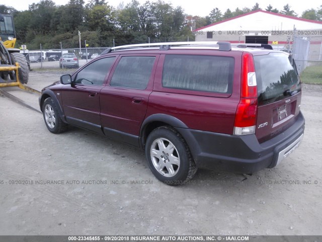 YV1SZ592051184576 - 2005 VOLVO XC70 MAROON photo 3