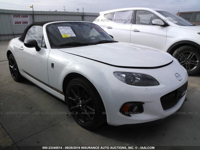 JM1NC2LF0E0237555 - 2014 MAZDA MX-5 MIATA CLUB WHITE photo 1