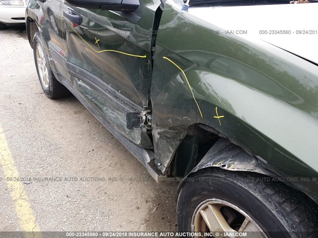 1J4GR48K76C341382 - 2006 JEEP GRAND CHEROKEE LAREDO/COLUMBIA/FREEDOM 绿色 照片 6