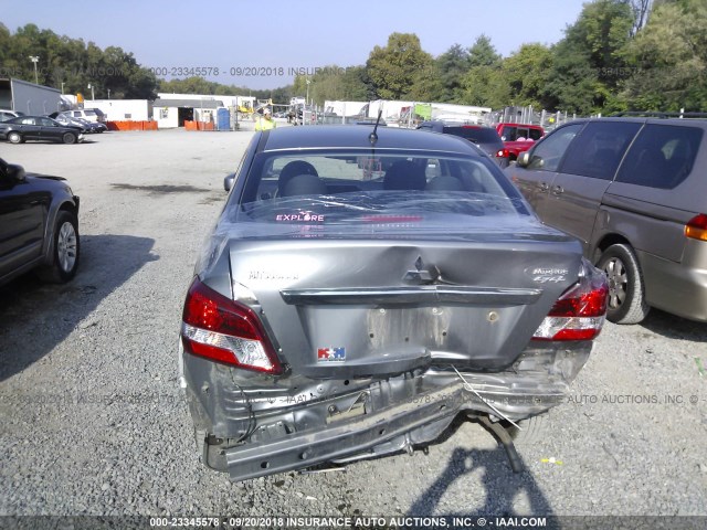 ML32F3FJ2HHF15657 - 2017 MITSUBISHI MIRAGE G4 ES ნაცრისფერი ფოტო 6