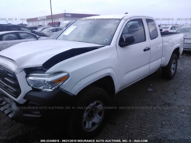 5TFRX5GN8GX061504 - 2016 TOYOTA TACOMA ACCESS CAB/SR/SR5 白色 照片 2