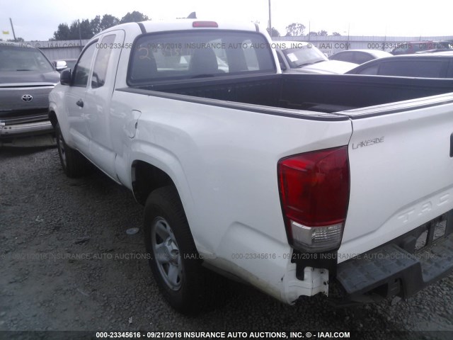 5TFRX5GN8GX061504 - 2016 TOYOTA TACOMA ACCESS CAB/SR/SR5 白色 照片 3