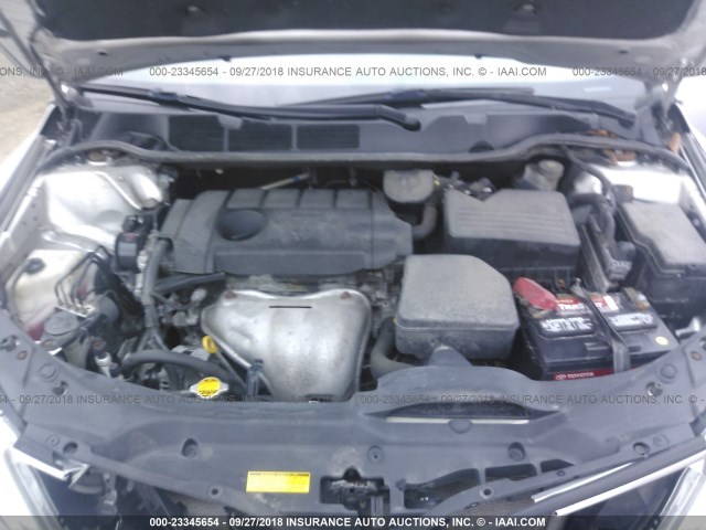 4T3ZA3BB7AU026323 - 2010 TOYOTA VENZA SILVER photo 10