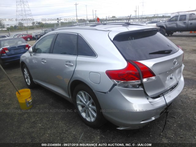 4T3ZA3BB7AU026323 - 2010 TOYOTA VENZA SILVER photo 3