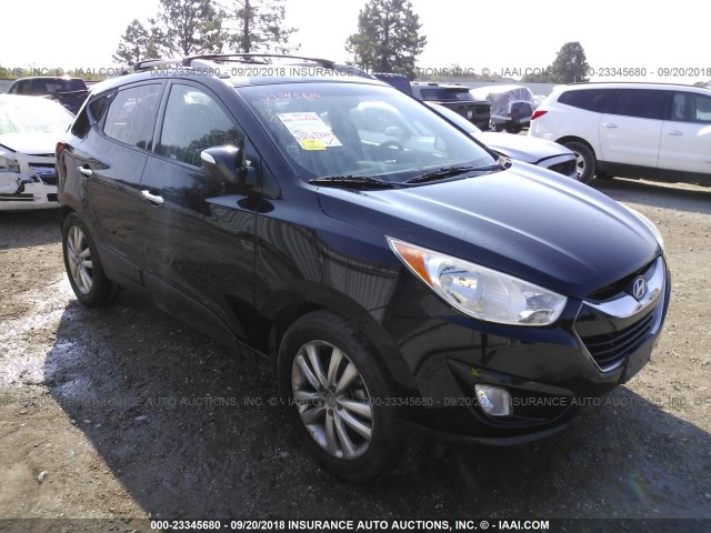 KM8JU3AC2DU655483 - 2013 HYUNDAI TUCSON GLS/LIMITED BLACK photo 1