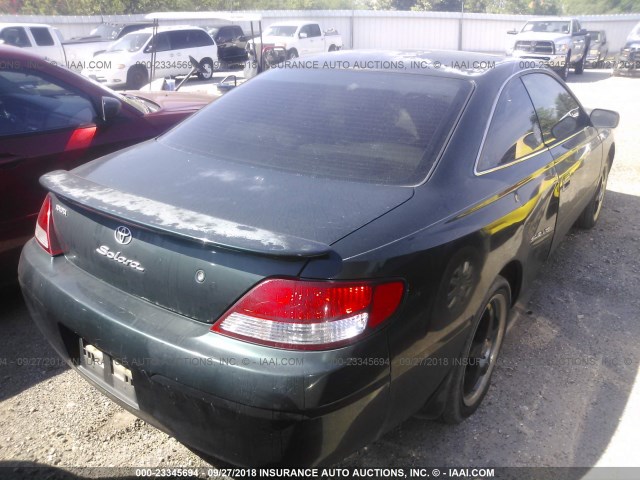 2T1CF22P11C442018 - 2001 TOYOTA CAMRY SOLARA SE/SLE მწვანე ფოტო 4