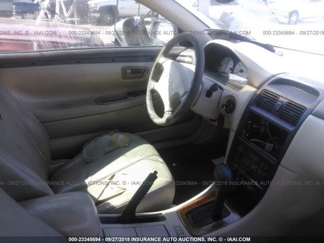 2T1CF22P11C442018 - 2001 TOYOTA CAMRY SOLARA SE/SLE მწვანე ფოტო 5