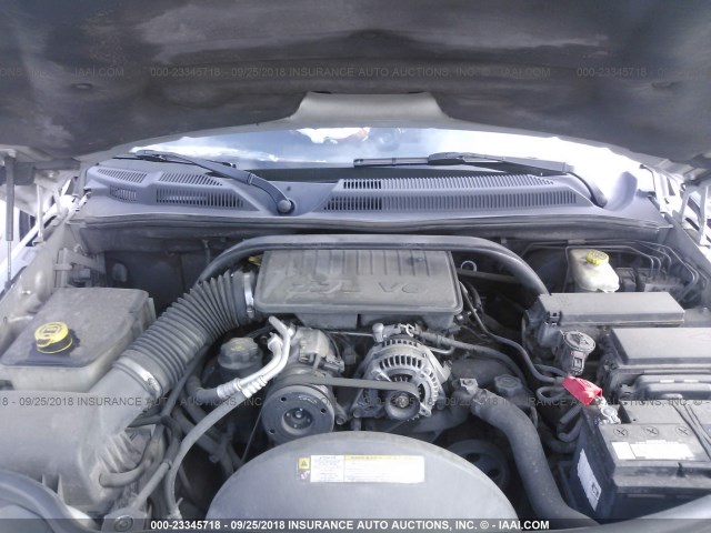 1J8HG48K17C670931 - 2007 JEEP COMMANDER SILVER photo 10