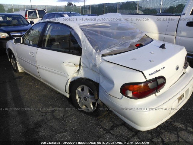 1G1NE52J41M667411 - 2001 CHEVROLET MALIBU LS Ağ foto 3
