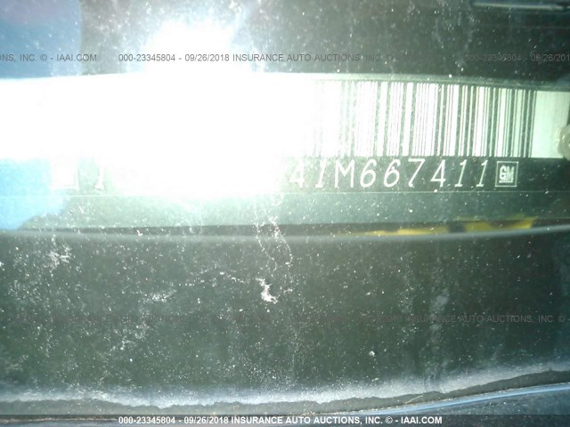 1G1NE52J41M667411 - 2001 CHEVROLET MALIBU LS Ağ foto 9