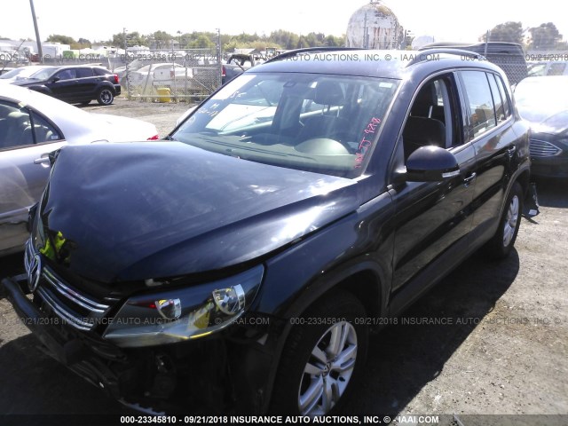 WVGBV7AX5GW066108 - 2016 VOLKSWAGEN TIGUAN S/SE/SEL/R-LINE BLACK photo 2