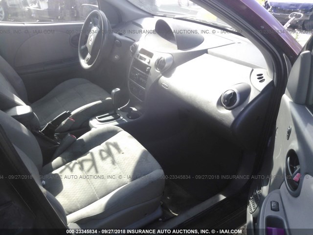 1G8AJ55F96Z123970 - 2006 SATURN ION LEVEL 2 RED photo 5