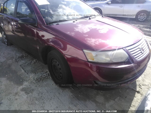 1G8AJ55F96Z123970 - 2006 SATURN ION LEVEL 2 RED photo 6