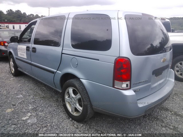 1GNDV23W67D169884 - 2007 CHEVROLET UPLANDER LS BLUE photo 3