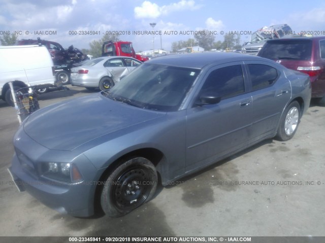 2B3KA43R17H608723 - 2007 DODGE CHARGER SE/SXT GRAY photo 2