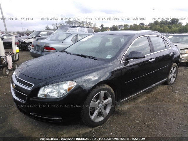 1G1ZC5E01CF200822 - 2012 CHEVROLET MALIBU 1LT 黑色 照片 2
