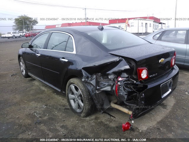 1G1ZC5E01CF200822 - 2012 CHEVROLET MALIBU 1LT 黑色 照片 3