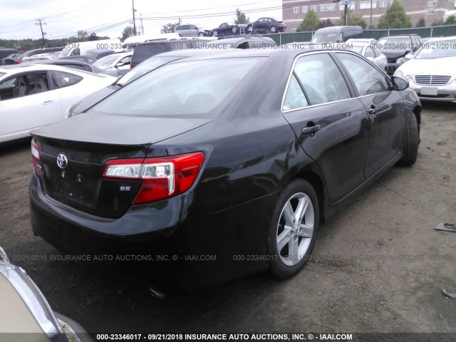 4T1BF1FK7CU053549 - 2012 TOYOTA CAMRY SE/LE/XLE შავი ფოტო 4