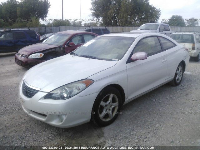 4T1CE38P64U769601 - 2004 TOYOTA CAMRY SOLARA SE/SLE თეთრი ფოტო 2