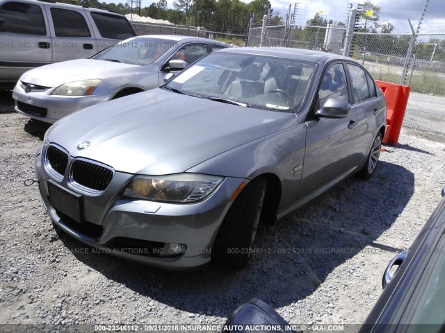 WBAPK5G50BNN28874 - 2011 BMW 328 XI SULEV SILVER photo 2