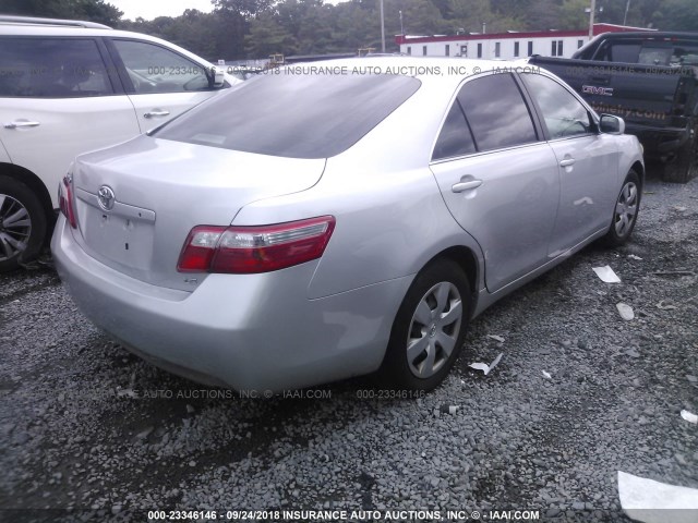 4T1BE46K19U344528 - 2009 TOYOTA CAMRY SE/LE/XLE ვერცხლისფერი ფოტო 4