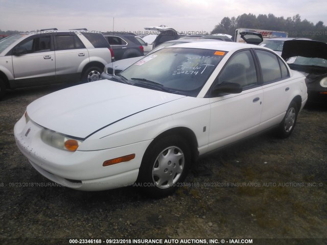 1G8ZH5286YZ260274 - 2000 SATURN SL1 WHITE photo 2