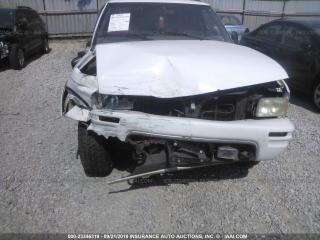 1GHDT13W9V2723107 - 1997 OLDSMOBILE BRAVADA WHITE photo 6