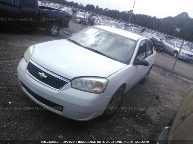 1G1ZS51856F121088 - 2006 CHEVROLET MALIBU LS თეთრი ფოტო 2