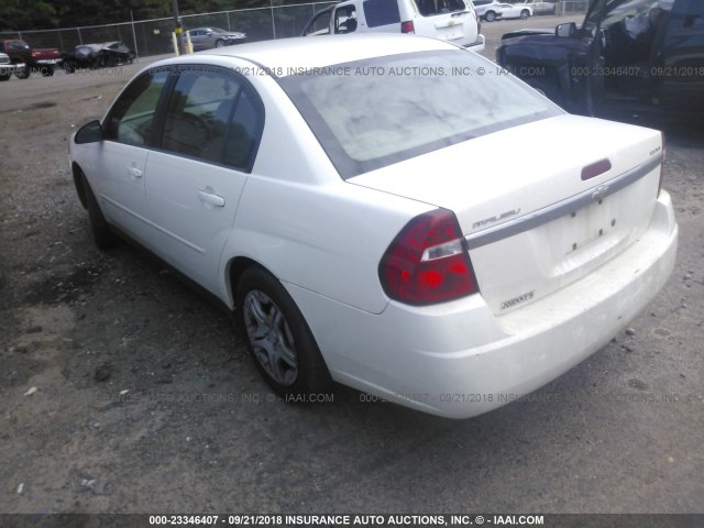 1G1ZS51856F121088 - 2006 CHEVROLET MALIBU LS თეთრი ფოტო 3