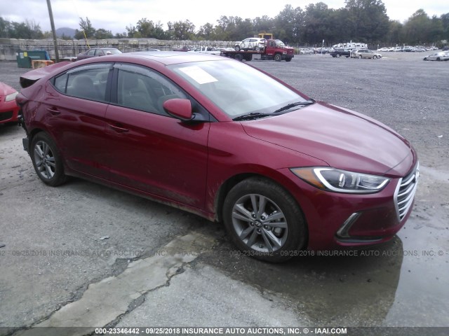 KMHD84LF8JU472874 - 2018 HYUNDAI ELANTRA SEL/VALUE/LIMITED RED photo 1