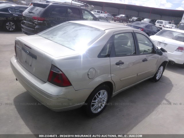 1FAFP34N97W211935 - 2007 FORD FOCUS ZX4/S/SE/SES თაფლისფერი ფოტო 4