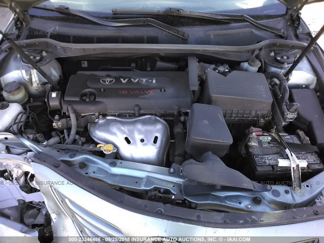 4T4BE46K48R027833 - 2008 TOYOTA CAMRY CE/LE/XLE/SE Light Blue photo 10