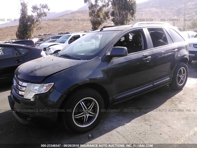 2FMDK39C47BA33260 - 2007 FORD EDGE SEL PLUS GRAY photo 2