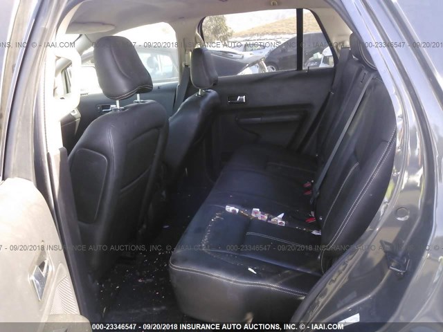 2FMDK39C47BA33260 - 2007 FORD EDGE SEL PLUS GRAY photo 8